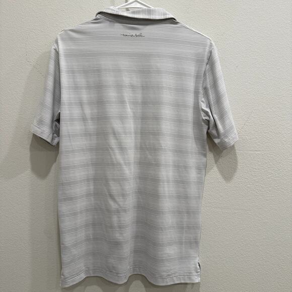 Travis Mathew Lot of 2 Mens Small White Short Sleeve Golf Polo Shirt Performance - Picture 6 of 8